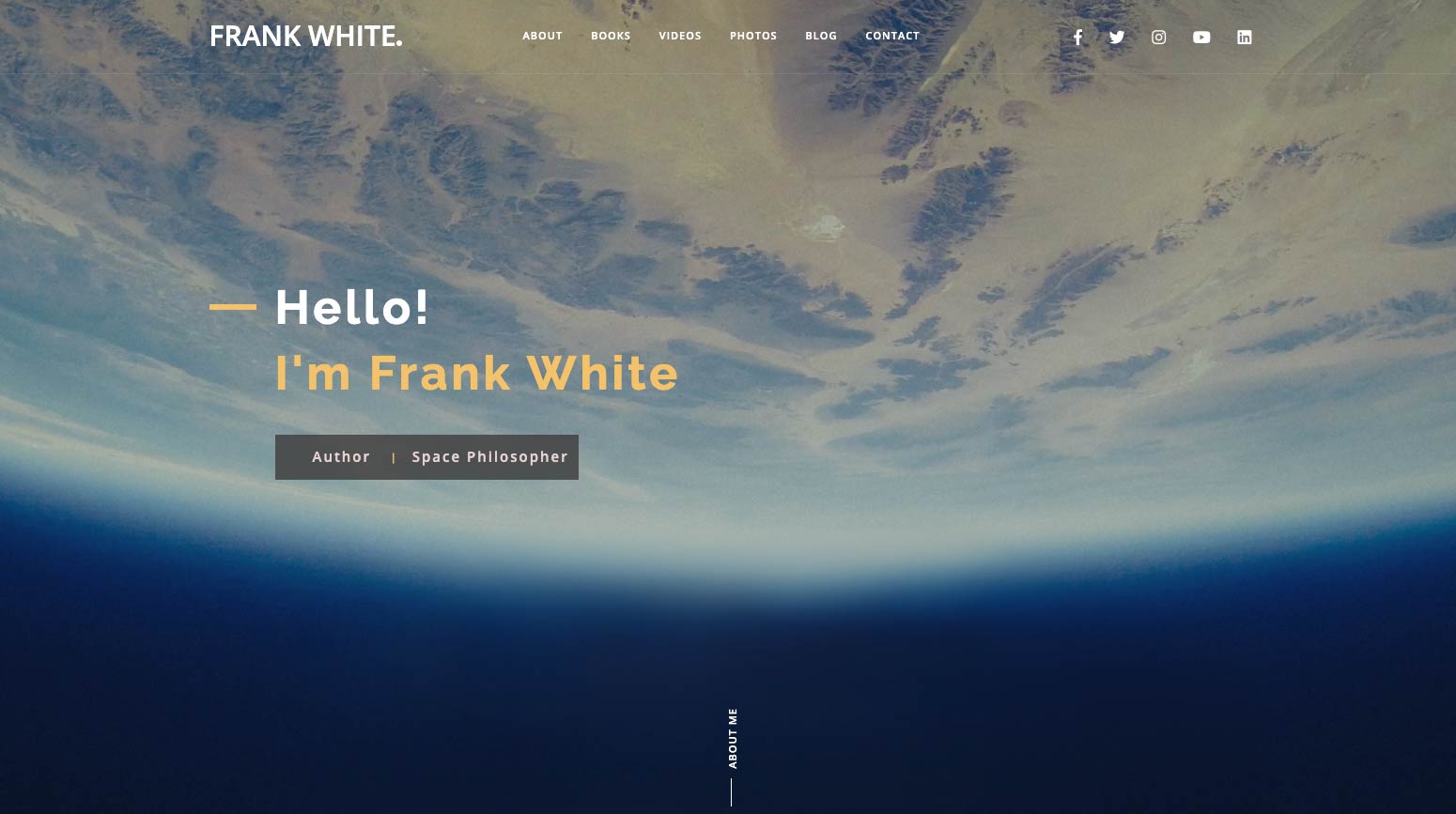 frankwhite­author.com Launch